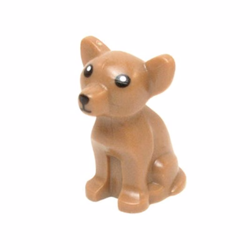Dog, Chihuahua with Black Eyes, Nose and Mouth and White Pupils Pattern