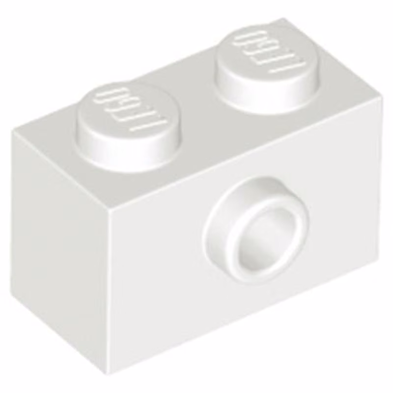Brick, Modified 1 x 2 with Stud on Side Brick, Modified 1 x 2 with Stud on Side