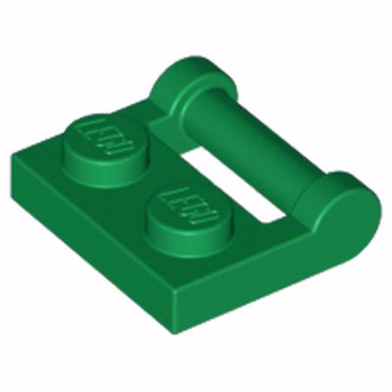 Plate, Modified 1 x 2 with Bar Handle on Side - Closed Ends