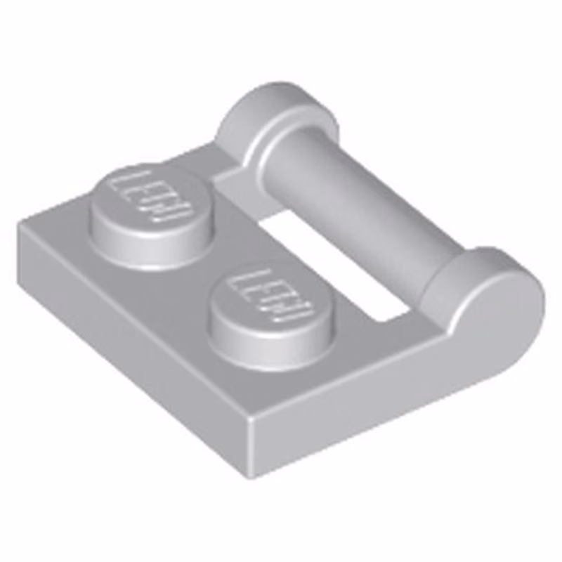 Plate, Modified 1 x 2 with Bar Handle on Side - Closed Ends
