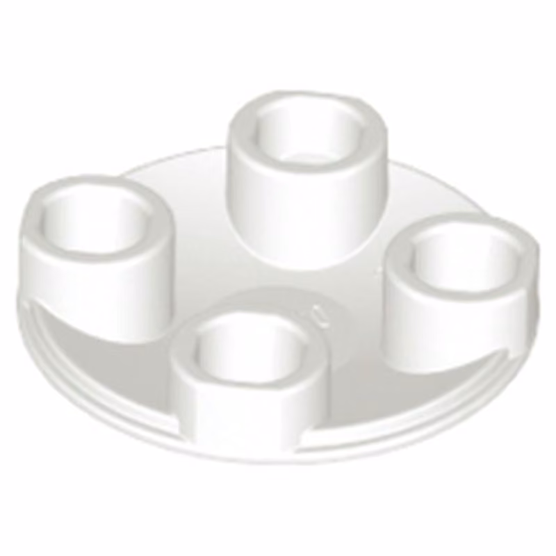 Plate, Round 2 x 2 with Rounded Bottom (Boat Stud)