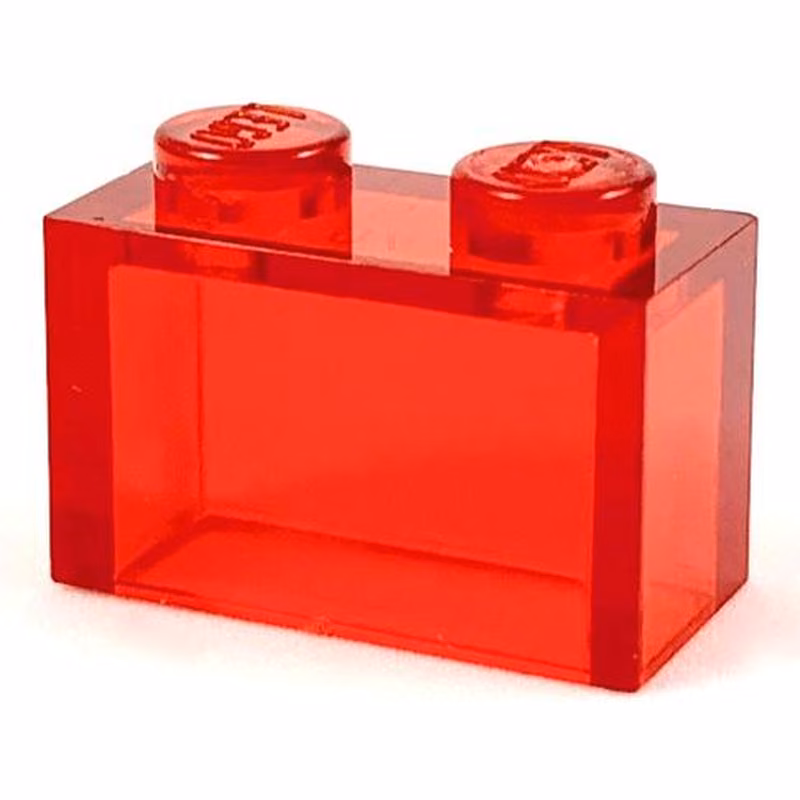 Brick 1 x 2 without Bottom Tube Brick 1 x 2 without Bottom Tube