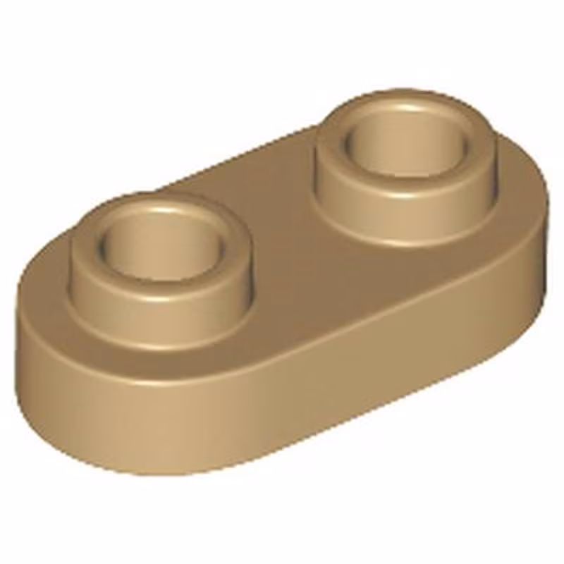 Plate, Round 1 x 2 with Open Studs