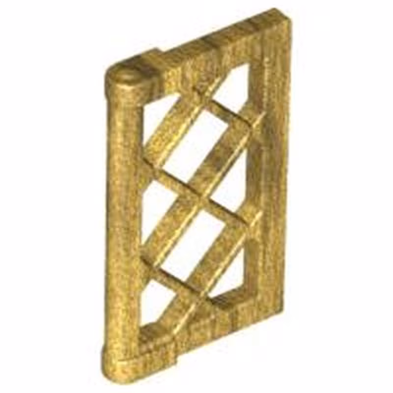 Pane for Window 1 x 2 x 3 Lattice with Thick Corner Tabs