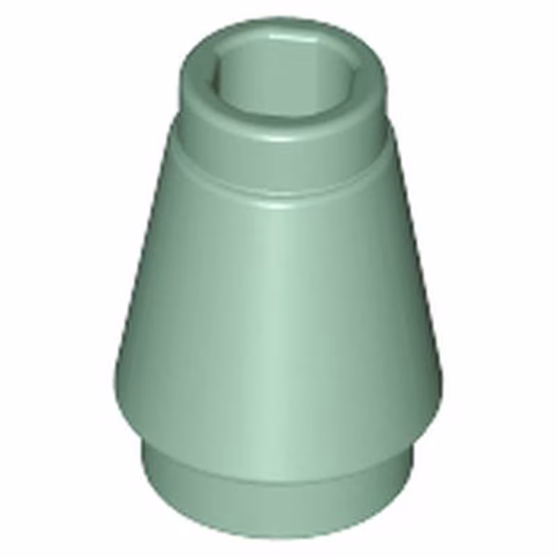 Cone 1 x 1 with Top Groove