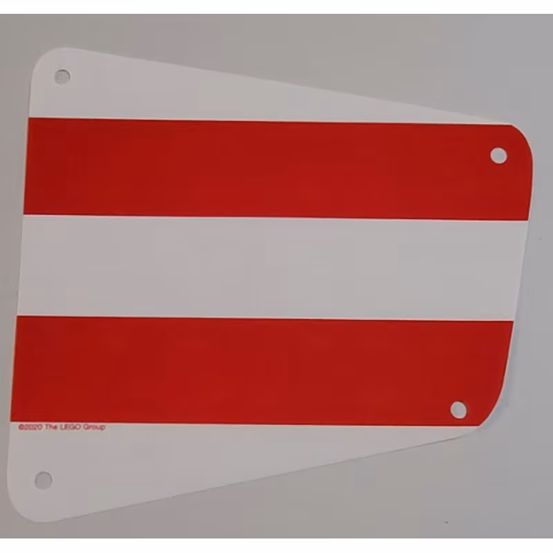 Cloth Sail 19 x 17 with Red Thick Stripes Pattern Cloth Sail 19 x 17 with Red Thick Stripes Pattern