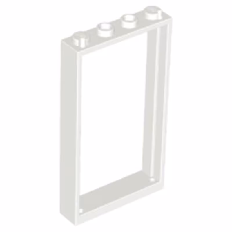 Door, Frame 1 x 4 x 6 with 2 Holes on Top and Bottom Door, Frame 1 x 4 x 6 with 2 Holes on Top and Bottom