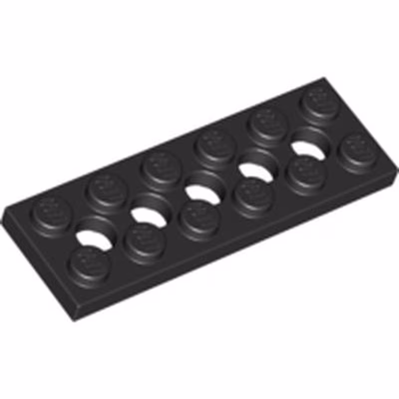 Technic, Plate 2 x 6 with 5 Holes Technic, Plate 2 x 6 with 5 Holes
