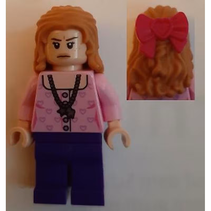 Lavender Brown - Bright Pink Blouse