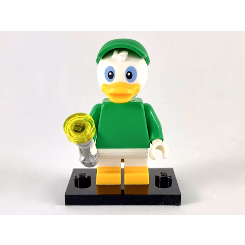 Louie Duck, Disney, Series 2 (Complete Set with Stand and Accessories)