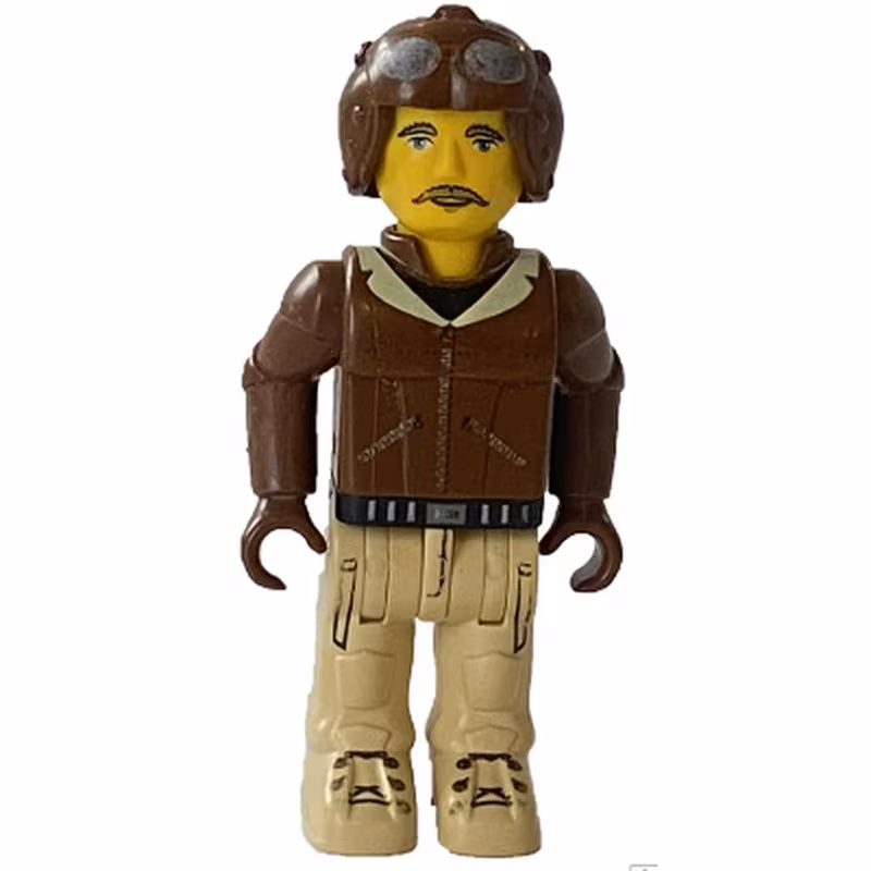 Aviator, Tan Pants and Brown Jacket