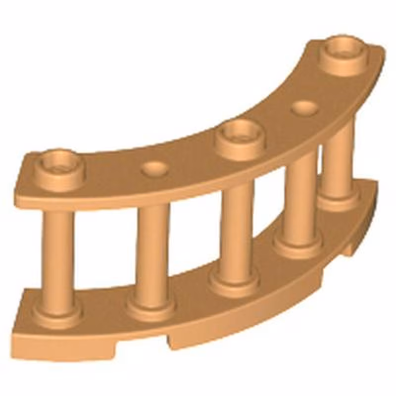 Fence 4 x 4 x 2 Quarter Round Spindled with 3 Studs Fence 4 x 4 x 2 Quarter Round Spindled with 3 Studs