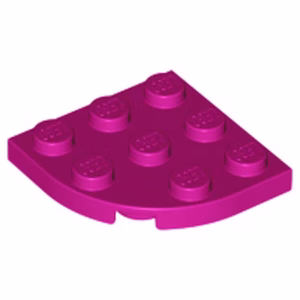 Деталь Lego 30357 Plate, Round Corner 3 x 3