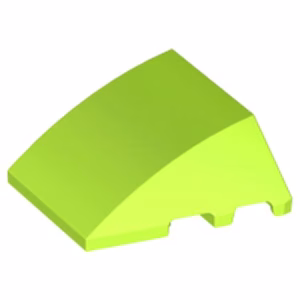 Деталь Lego 64225 Wedge 4 x 3 Triple Curved No Studs