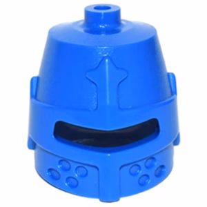 Деталь Lego 89520 Minifigure, Headgear Helmet Castle Closed with Eye Slit