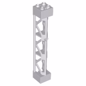 Деталь Lego 95347 Support 2 x 2 x 10 Girder Triangular Vertical - Type 4 - 3 Posts, 3 Sections