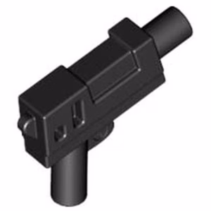 Деталь Lego 62885 Minifigure, Weapon Gun, Pistol Automatic Medium Barrel