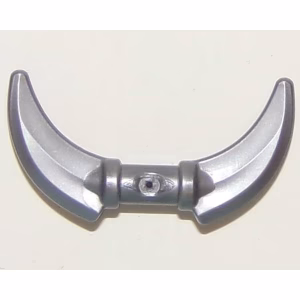 Деталь Lego 37341e Minifigure, Weapon Hook with Double Blades