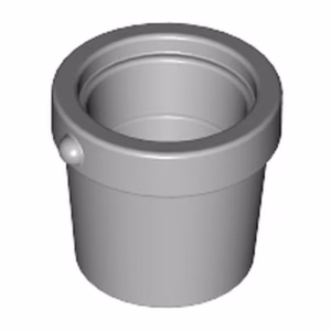 Деталь Lego 95343 Minifigure, Utensil Bucket 1 x 1 x 1 Tapered with Handle Holders