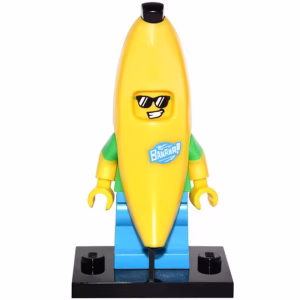 Минифигурка Lego col16-15 Banana Guy, Series 16 (Complete Set with Stand and Accessories)