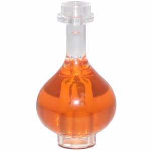 Деталь Lego 5608pb02 Minifigure, Utensil Bottle, Florence Flask with Molded Trans-Orange Fluid Pattern