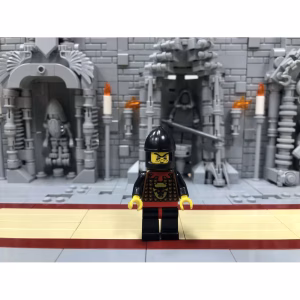 Минифигурка Lego cas044 Knights Kingdom I - Robber 2, Black Chin-Guard