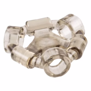 Деталь Lego 20612 Minifigure, Weapon Holder Ring with 3 Bars and 3 Bar Holes (Ninjago Aeroblade Center) - Hollow Stud