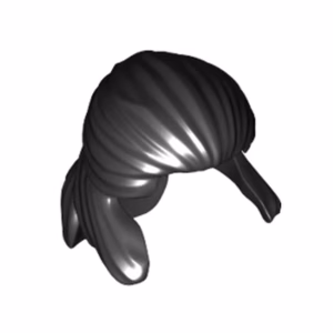 Деталь Lego 30410 Minifigure, Hair Pulled Back