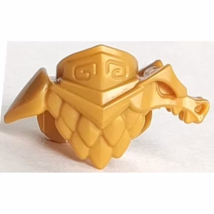 Деталь Lego 36019 Minifigure Armor Breastplate with Shoulder Pads Dragon, Chest Feathers and 2 Studs on Back