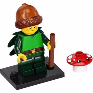 Минифигурка Lego col22-8 Forest Elf, Series 22 (Complete Set with Stand and Accessories)