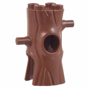 Деталь Lego 35827 Minifigure, Headgear Head Cover, Costume Tree Trunk