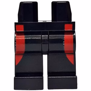 Деталь Lego 970c00pb0405 Hips and Legs with Red Wetsuit Stripes on Sides Pattern